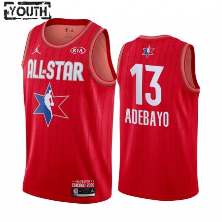 Maglia NBA Miami Heat Bam Adebayo 13 2020 All-Star Jordan Brand Rosso Swingman - Bambino